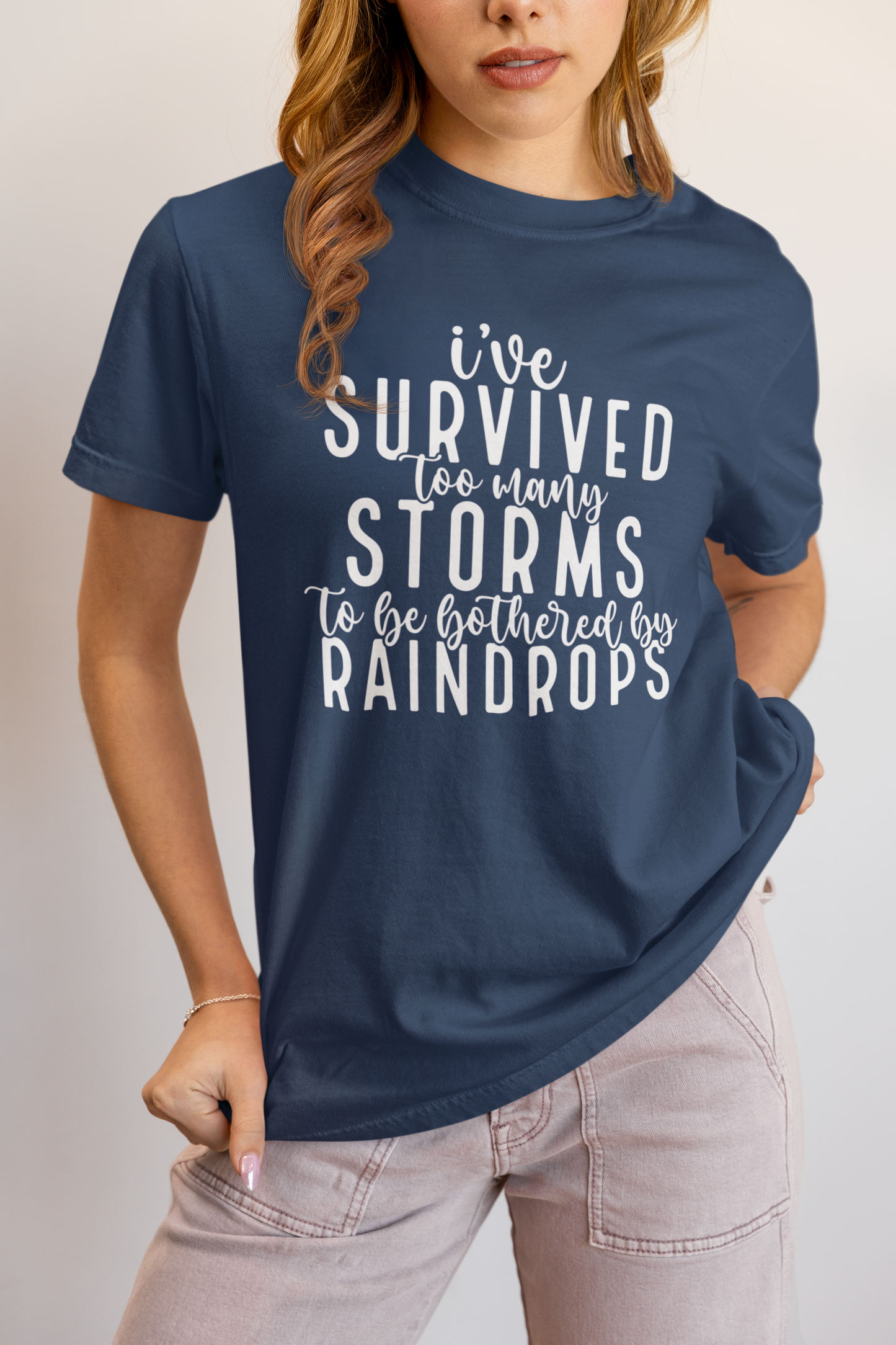“I’ve Survived Too Many Storms” Christian Tee