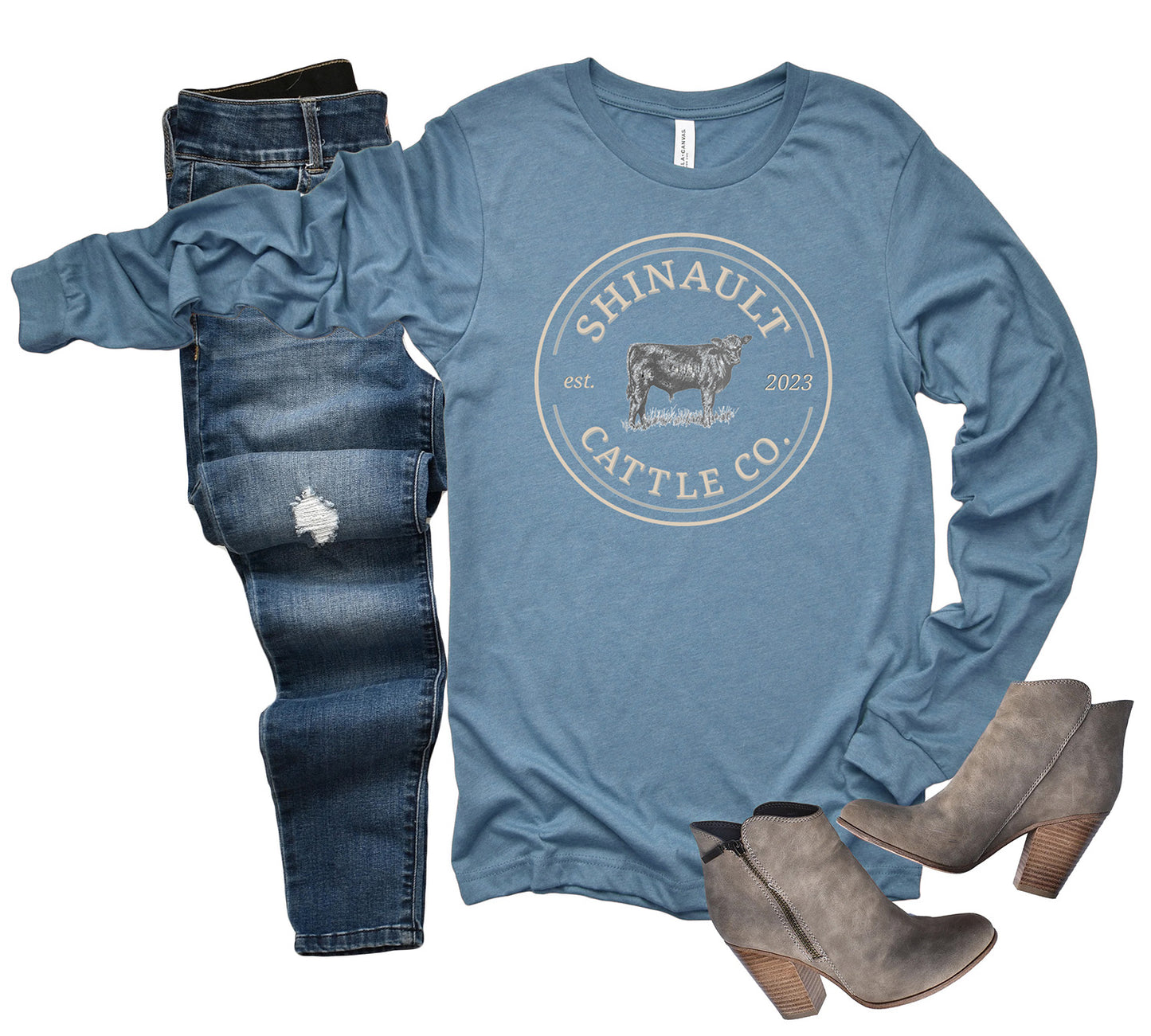 Heather Slatel Shinault Cattle Co. Long Sleeve tshirt