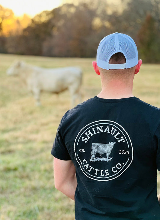 Black Shinault Cattle Co Tshirt