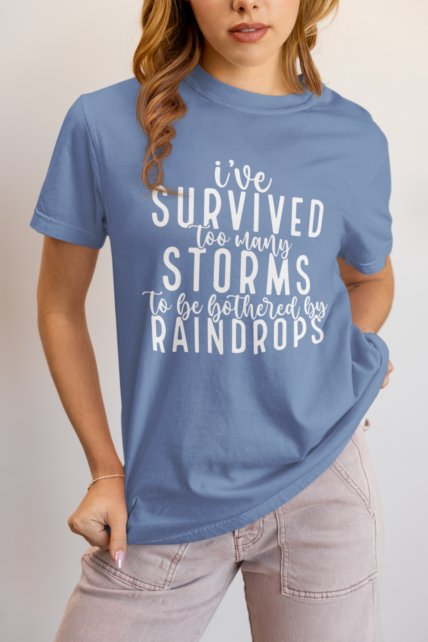 “I’ve Survived Too Many Storms” Christian Tee