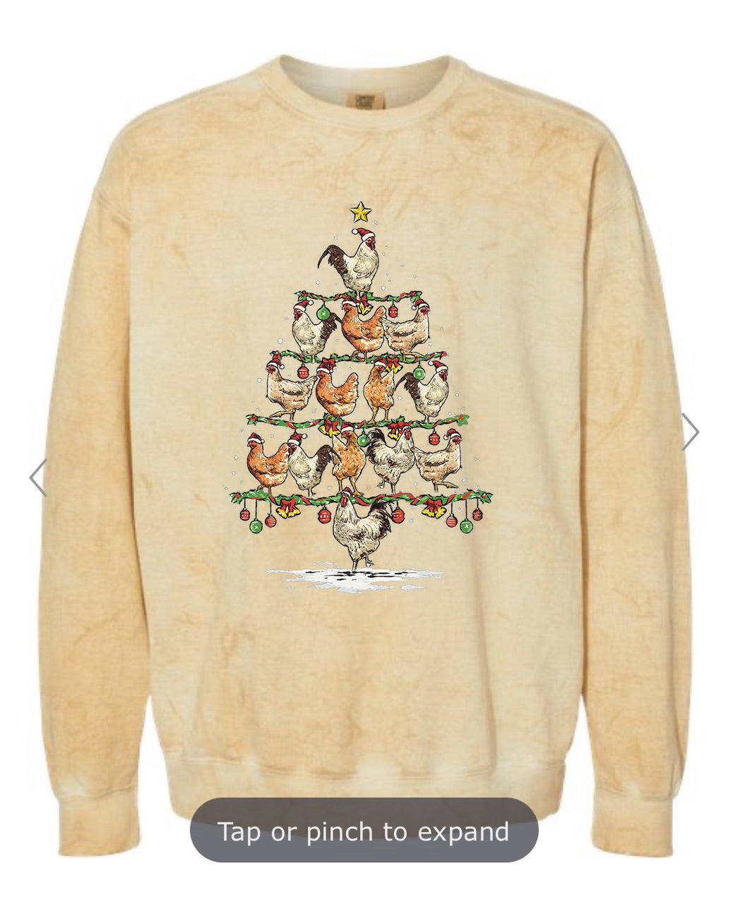 🎄🐔 Chicken Christmas Tree T-shirt & Sweatshirt 🐔🎄